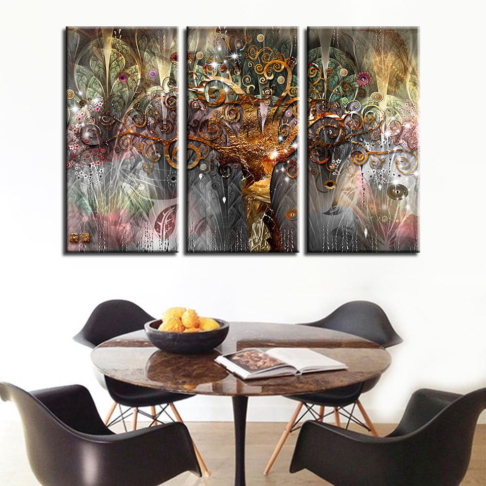 2019 Canvas Prints Poster Bedroom Wall Art Frame Gustav Klimt 2019 Canvas Prints Poster Bedroom Wall Art Frame Gustav Klimt Abstract Painting Tree Of Life Pictures Background Home Decor From Cocoart2018