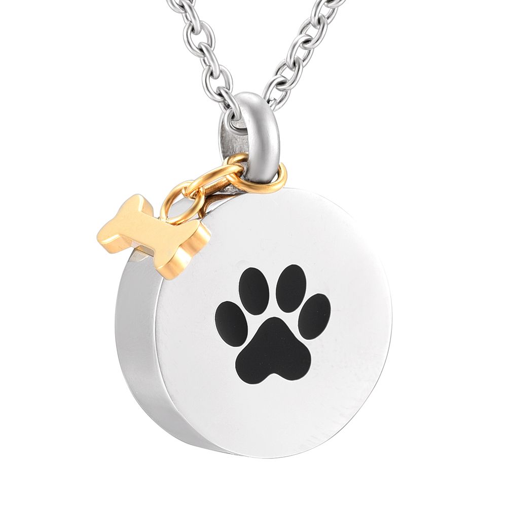 1 Collar Colgante De Recuerdo De Cenizas De Pata De Perro Co 1 Collar Colgante De Recuerdo De Cenizas De Pata De Perro Co