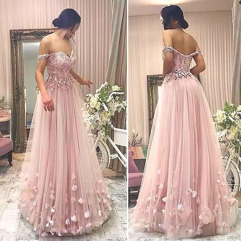 Vintage Tulle Prom Dress