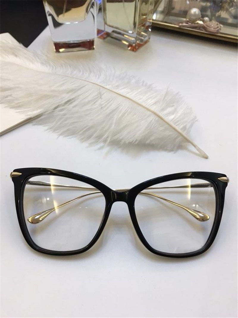 Top Quality Optical Eyewear Cat Eye Charming Frame Clear Lens