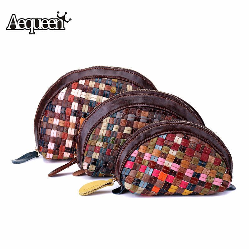 De Aequeen Las Mujeres El De Teje Cuero Bolsos Compre Que Bolso wzqtIdPt