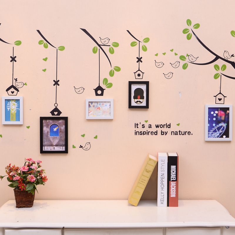 White Black Collage Photo Frame Picture Wall Family Collage Photo Frame Picture