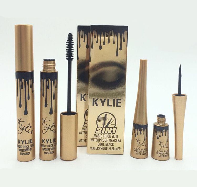 Kylie Jenner Kyliner 2 In 1 Mascara Set Eyeliner Birthday Edition Black