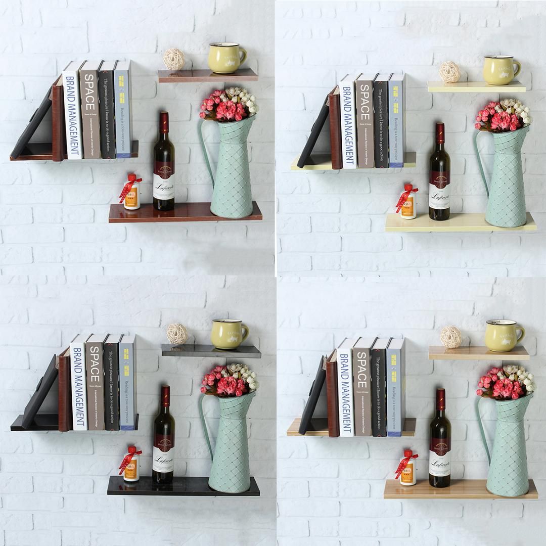Simple Wooden Decorative Wall Shelf Storage Rack Organization For Kitchen Kid Room Diy Decoration Holder Home Decor