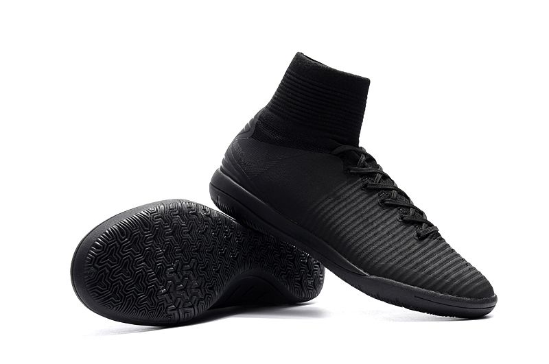black indoor football boots