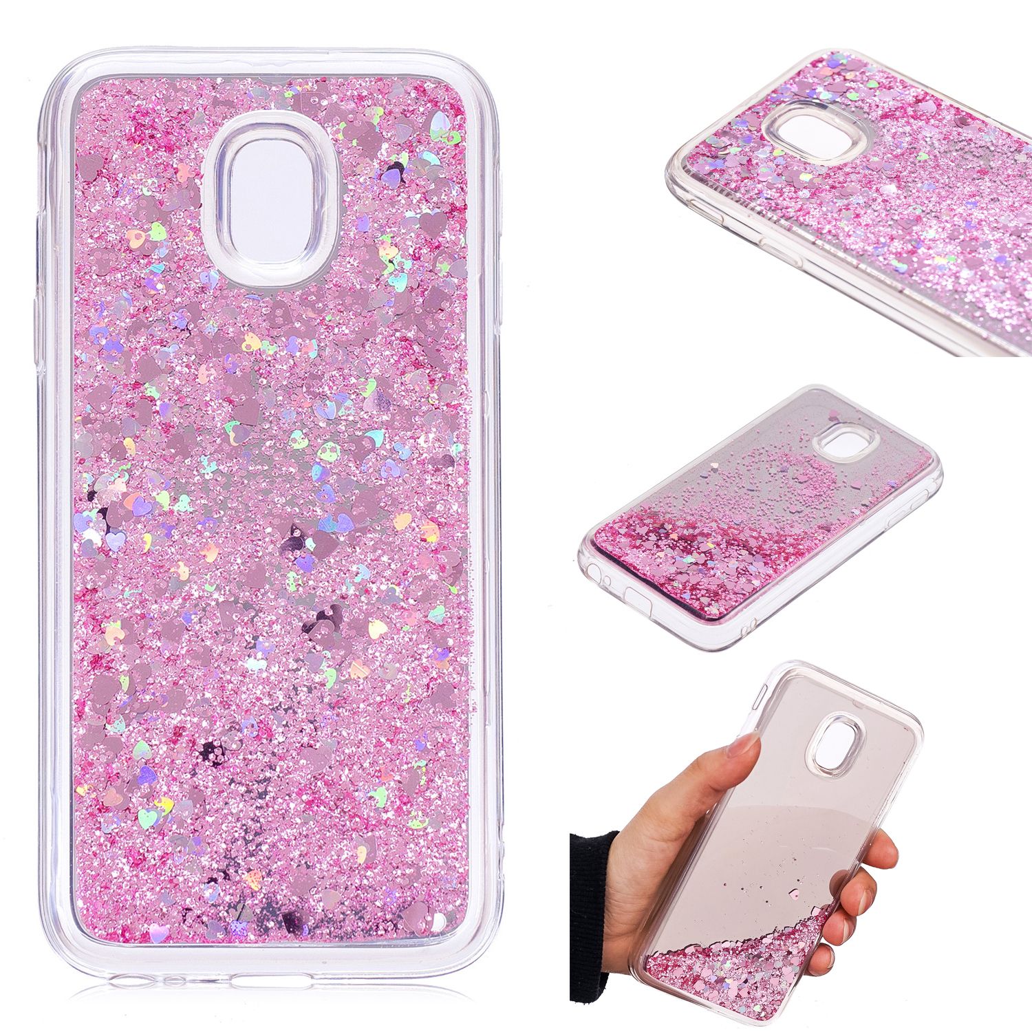 Handyhüllen S 3 Abdeckung Für Samsung Galaxy J330 J3 2017 Handyhüllen S 3 Abdeckung Für Samsung Galaxy J330 J3 2017 Europäischen Version Case Quicksand Glitter Pulver Spiegel Hard Phone Cases Deckt Handyhüllen Von
