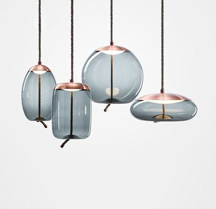 scandinavian pendant lights decorative rope glass pendant lamps