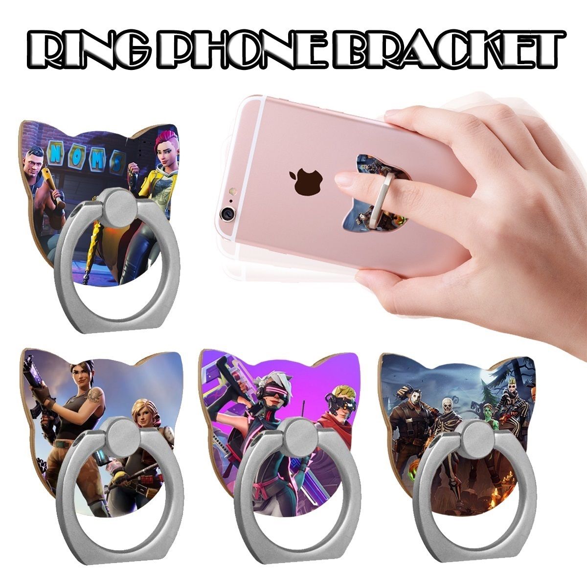 smartphone support fortnite 360 degres rotation mobile telephone anneau titulaire cas de telephone portable anneau boucle lazy stand anneau pour iphone x - date de sortie de fortnite sur telephone