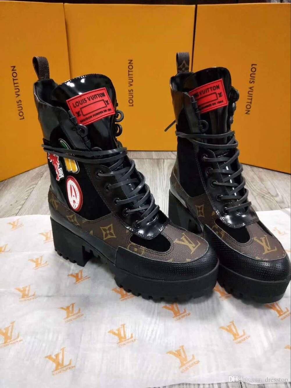 louis vuitton hiking boots women's