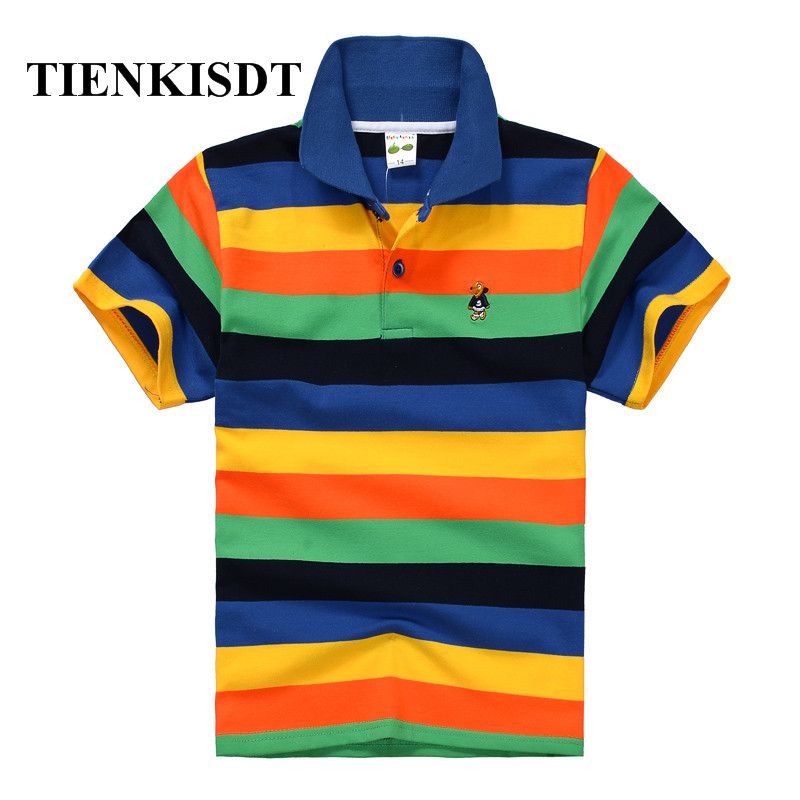 Brand Striped Short Sleeves Camisa Porg Roblox Polos Shirt Child 2018 Summer Playtoday Kids Polo Girls Lucky Boys Bobo Choses - 