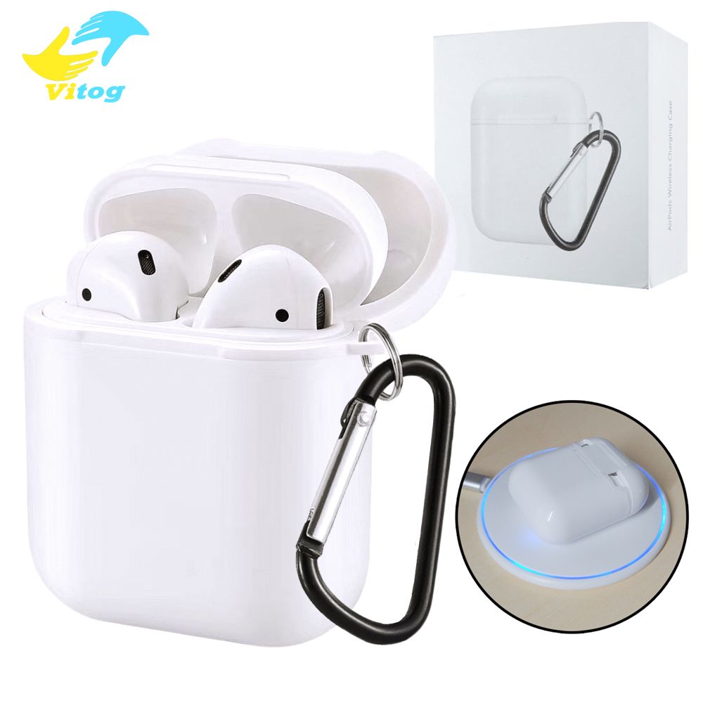 2019 Wireless Charging Receiver Case For Apple Airpods Case Cover QI Standard Airpods Wireless