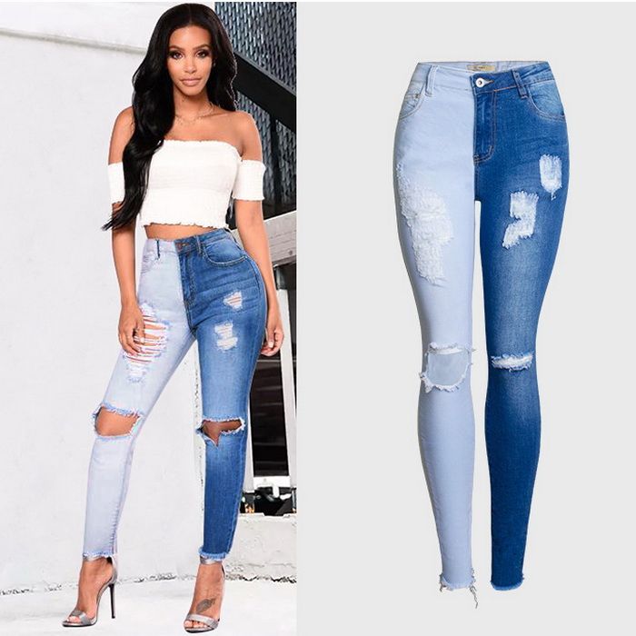 damage jeans girls