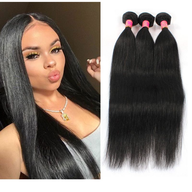 Yaopoly 7a Brazilian Straight Human Hair 100 Unprocessed