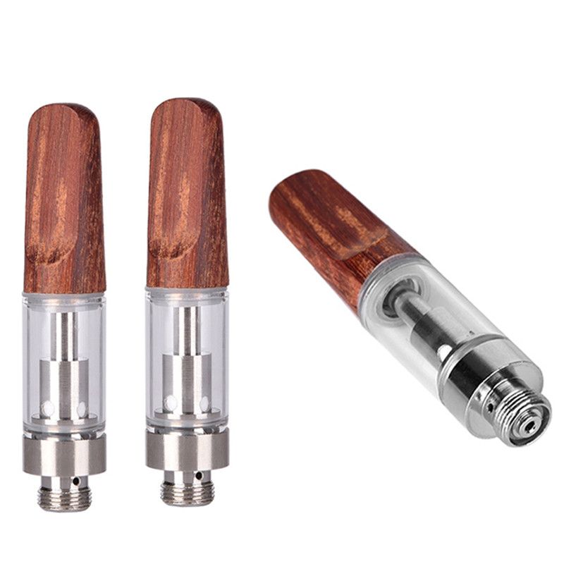 Wooden 5ml 1ml Vape Cartridge Vaporizer Pen Cartridges Dab Cart Wooden 5ml 1ml Vape Cartridge Vaporizer Pen Cartridges Dab Cart Fit 350mah M3 Battery E Cigarettes Starter Kits Kit Atomiser Spray