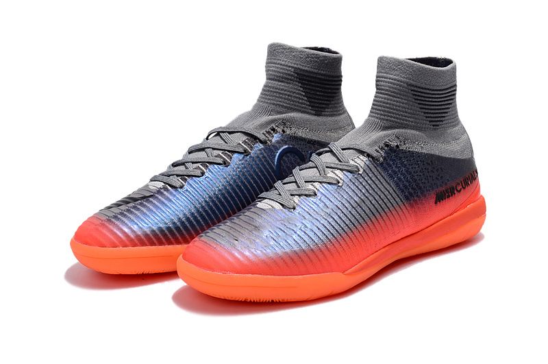 cr7 grey and orange boots