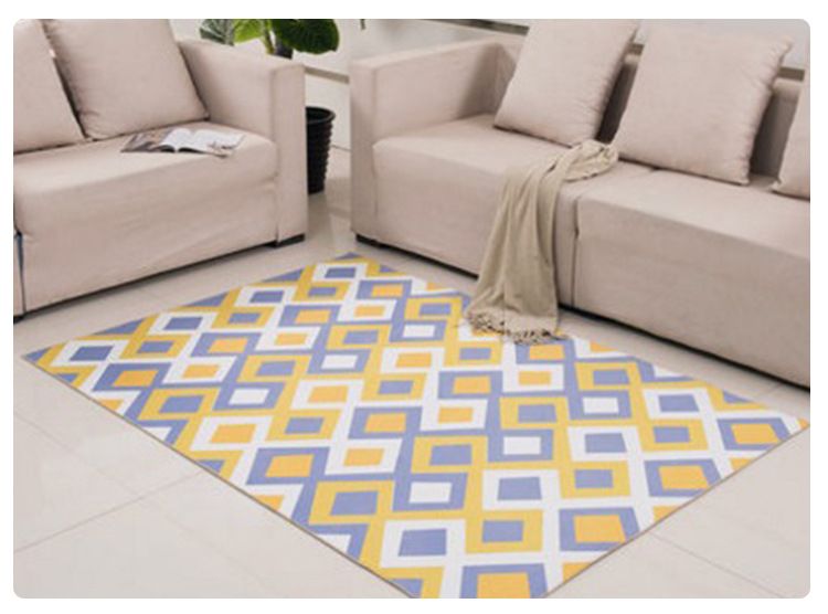 Plaid Welcome Doormat Front Door Floor Mats In The Hallway Outdoor Kitchen Carpet Bathroom Rugs Tapetes Para Casa Sala Felpudo