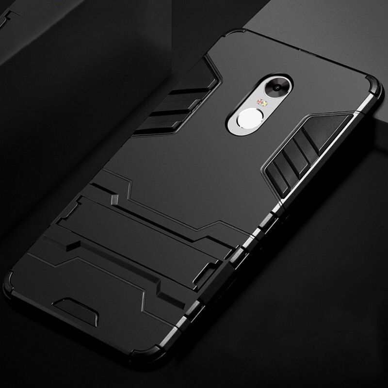 Pour Xiaomi Redmi Note 4x Case 4 Couvercle En Plastique Support Silicone Anti Knock Pro Noir Biue Rouge