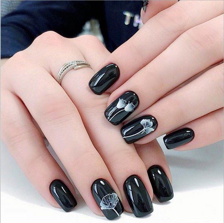 Hanyi New 2018 Glitter Wedding Designs 3d Nail Patch Art Stickers