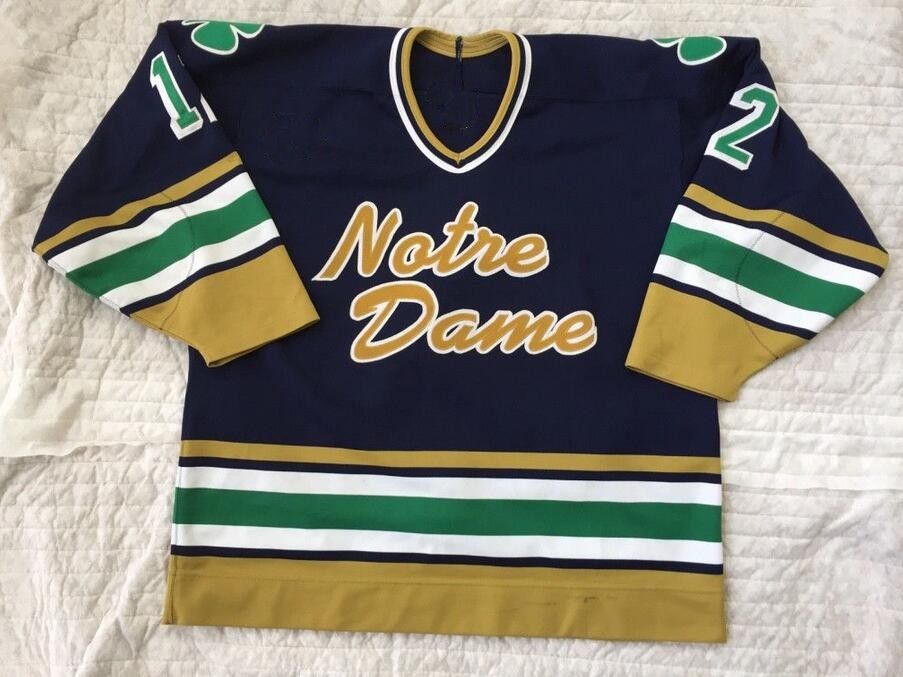 2019 1994 95 Notre Dame12 Kevin Young Hockey Jersey Embroidery