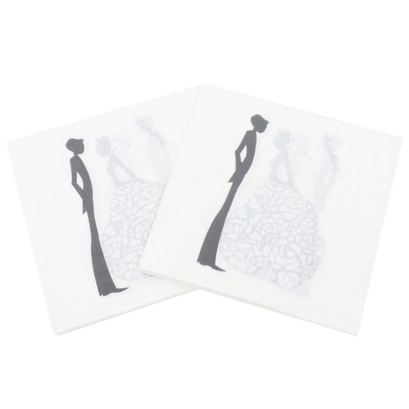 bride groom party paper