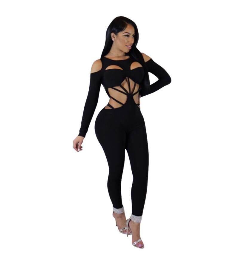 sexy black jumpsuit