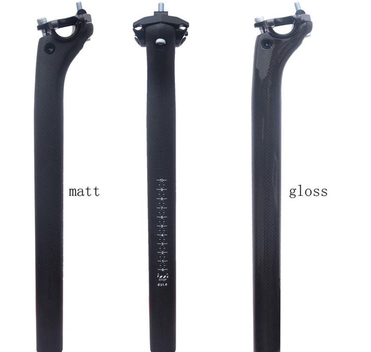 Tija Sillin Tija De Sillu00edn De Fibra De Carbono Para Bicicleta