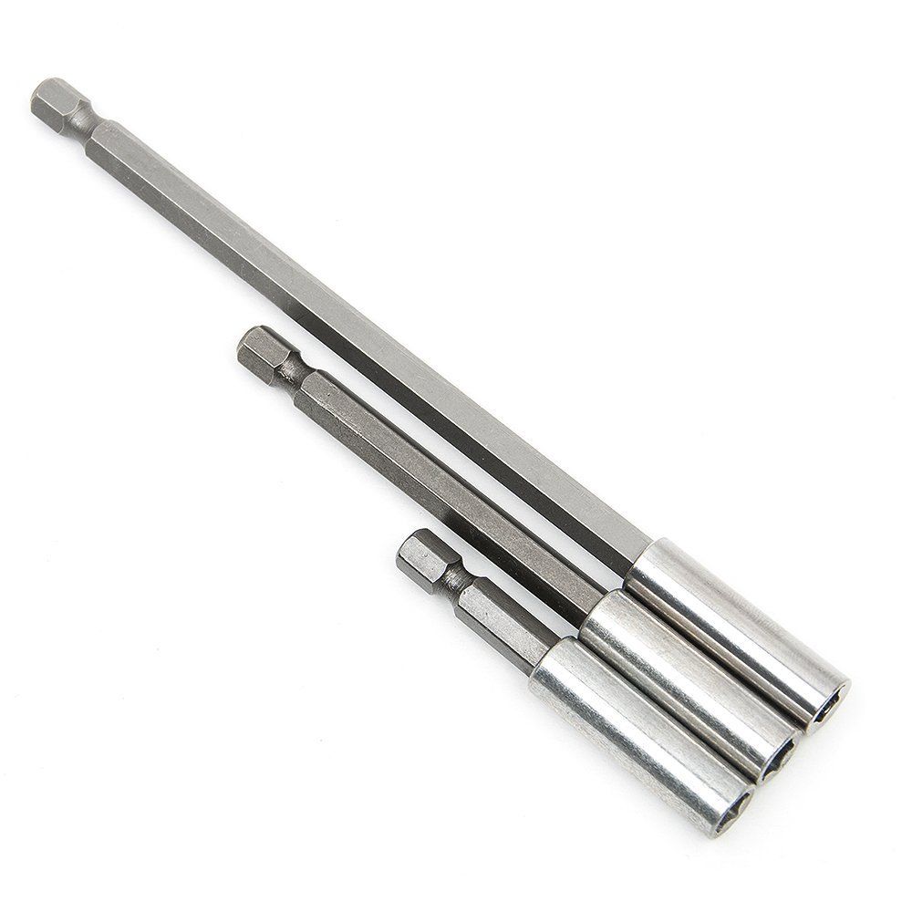 2020 1/4 Inch Hex Shank Bit Tip Holder Extensions 75mm3 100mm4