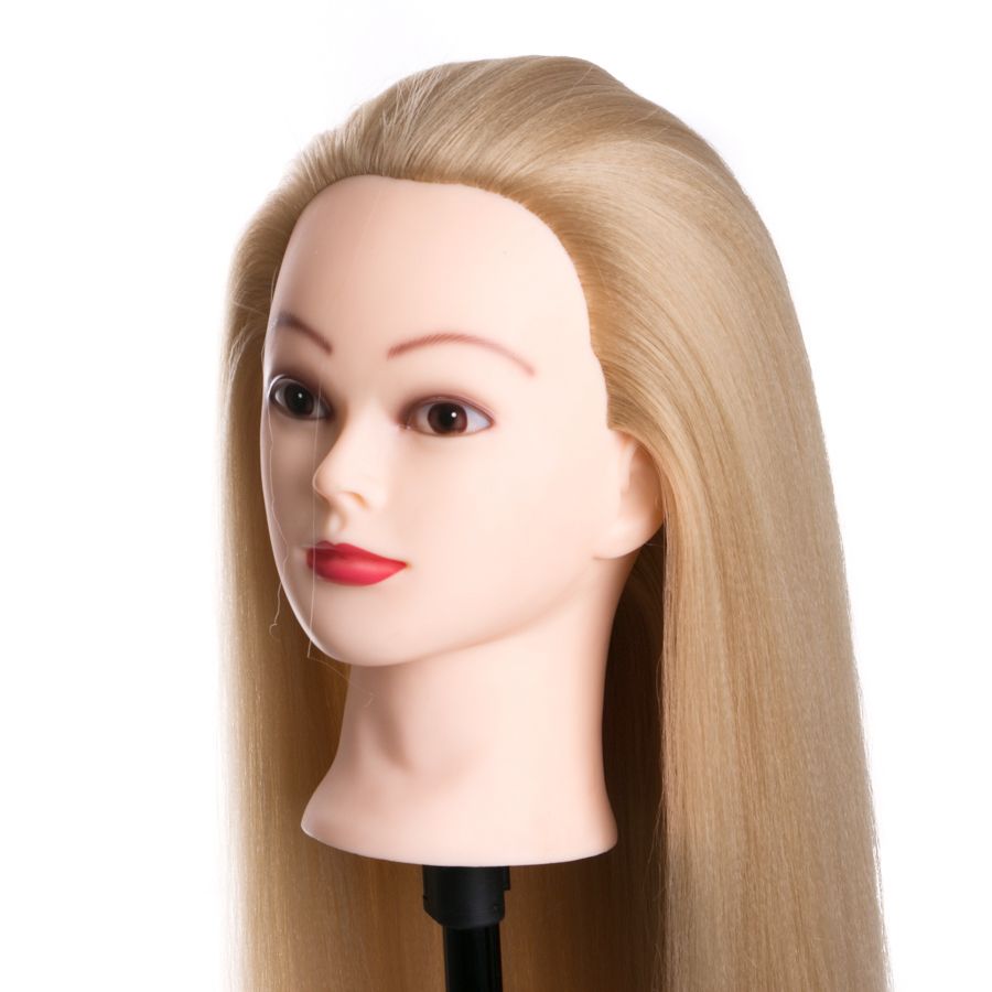 2020 80cm Hair Synthetic Female Mannequin Head Hairstyles Hairdressing