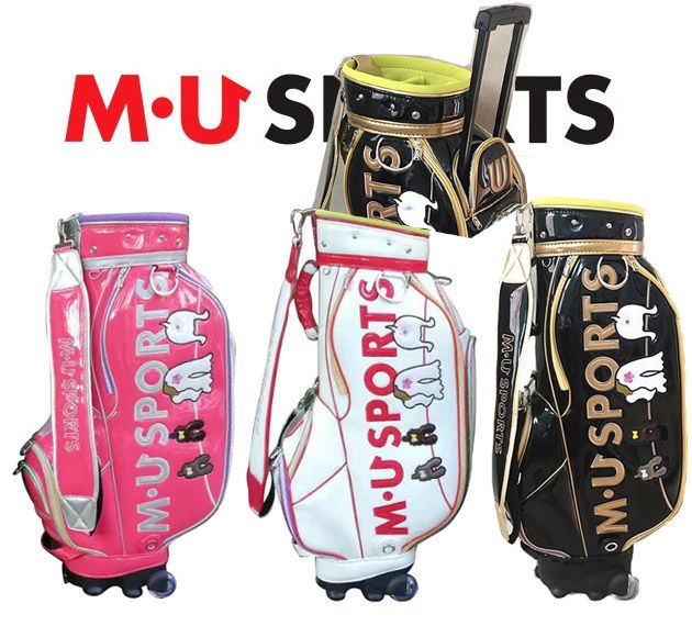 2021 Top Luxury M U SPORTS Women Ladies Golf Bag Cart Bag With Wheels