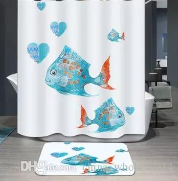 kid bath shower curtain 2018 mix salecute cartoon fish heart kid bath polyester curtain bathroom shower waterproof 12 hook home textile 180x180cm ari 458 from kid bath shower curtain 2018 mix salecute cartoon fish heart kid bath polyester curtain bathroom shower waterproof 12 hook home textile 180x180cm ari 458 from