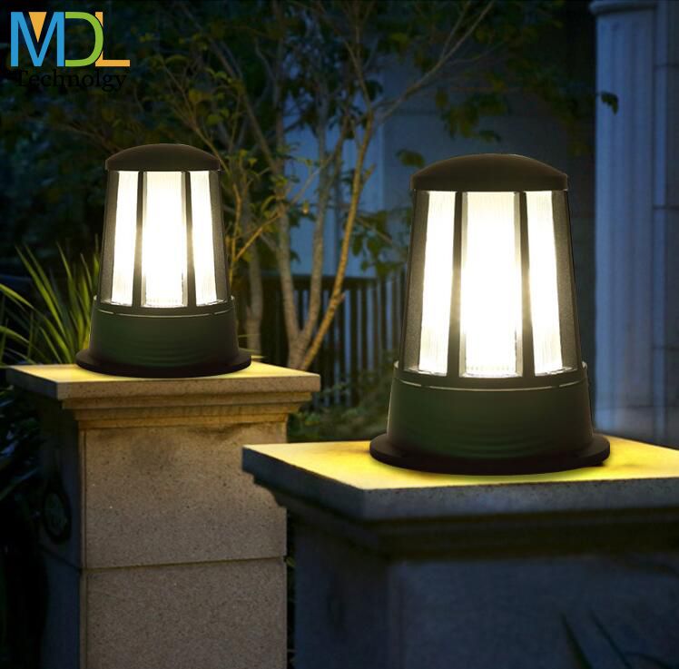 Modern Wall Post Lamp Waterproof Luminaire Outdoor Garden Light Led Lamps Photos Best Osram