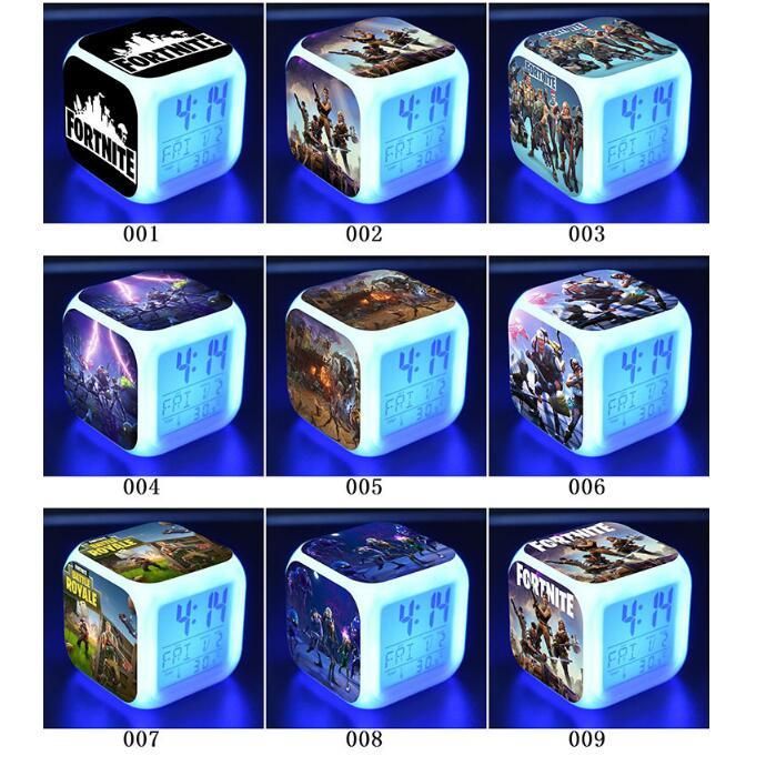 2019 30 Styles Fortnite Battle Royale Multifunction Digital Desk Alarm