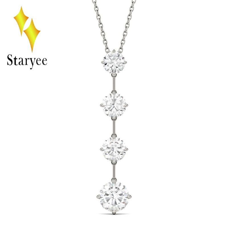 2019 Charles Colvard Forever One 0 8ct Moissanite Drop Pendant Chain 2019 Charles Colvard Forever One 0 8ct Moissanite Drop Pendant Chain Necklace In Real 14k White Gold Jewelry From Frenky 1141 05 Dhgate Com