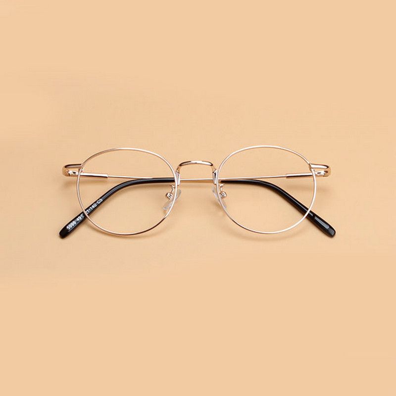 2019 Metal Round Gold Wire Frame Men S Art Fine Side To Send 2019 Metal Round Gold Wire Frame Men S Art Fine Side To Send Glasses Case Jw From Buete 20 39 Dhgate Com