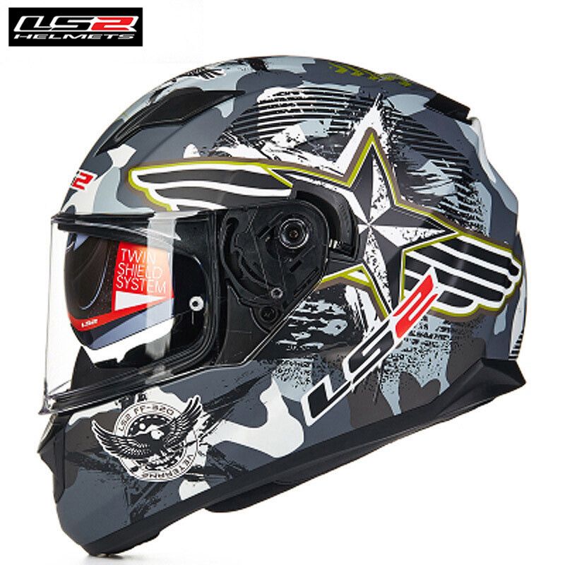 Acheter Ls2 Stream Casques Ff328 Casque Intégral Moto Visières