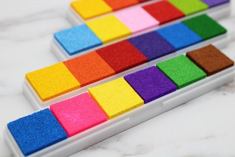 Hot School Fingerprint Ink Pad For Rubber Stamps Sbooking Hot School Fingerprint Ink Pad For Rubber Stamps Sbooking Colorful Inkpad Stamp Sealing Decoration Stencil Card Making Diy Crafts Purchase Postage
