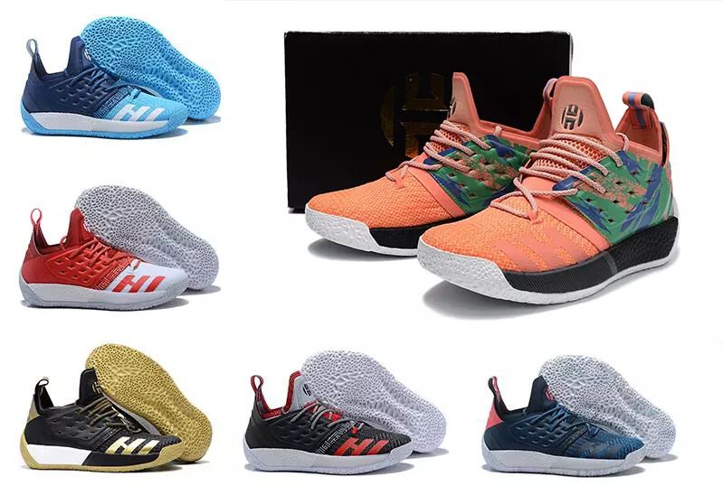 2018 High Quality James Harden Vol 2 Basketball Shoes Black Blue White ...