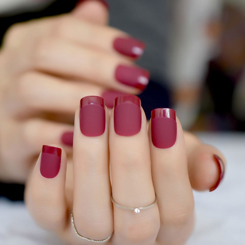 acrylic diy matte medium Fake Matte Coloured Nail Red Frosted French Glaze Shiny Dusting Tips Tip French Korea Medium acrylic diy matte medium Fake Matte Coloured Nail Red Frosted French Glaze Shiny Dusting Tips Tip French Korea Medium