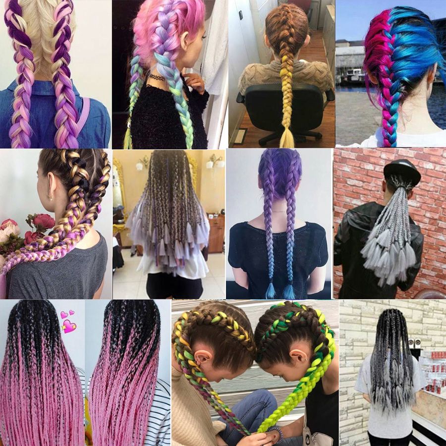 Tomo Ombre Synthetic Xpression Braiding Hair 24inch 100g Pack