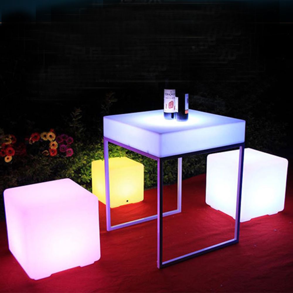 2018 Led Luminous Cube Outdoor Furniture Creative Bar Stool 2018 Led Luminous Cube Outdoor Furniture Creative Bar Stool Remote Control Colorful Charging Side From Mayalight1 28 48 Dhgate Com