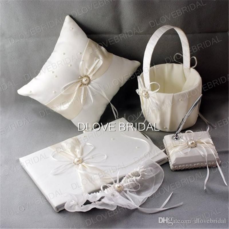 flower girl basket and ring pillow
