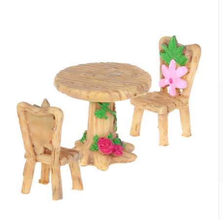 Bonsaï Imperméable Et Pour Micro Plantes Artisanat Décoration Jardin Miniature Résine Maison Des Pots Tableau Chaises y6gfb7