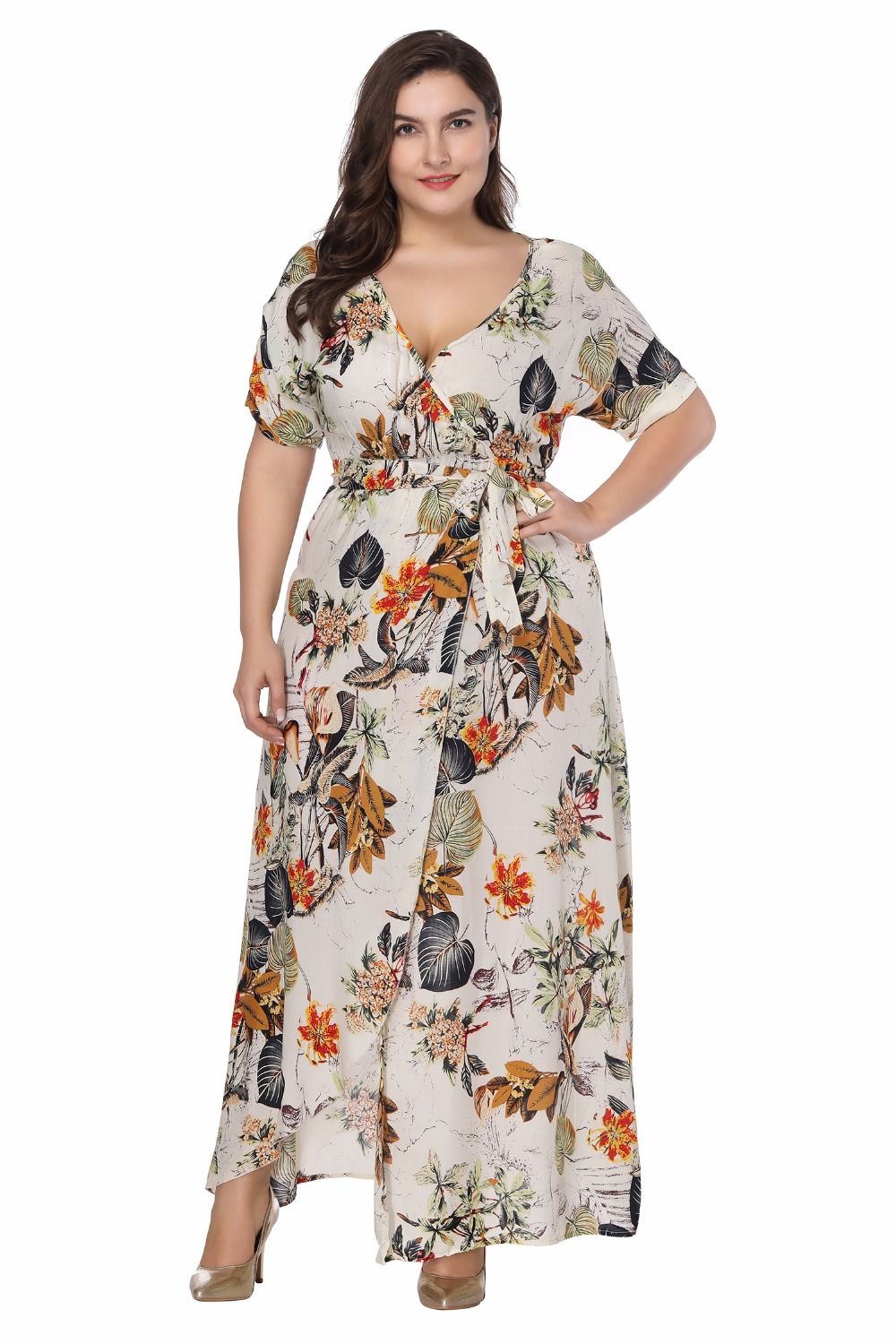 maxi summer dresses plus size