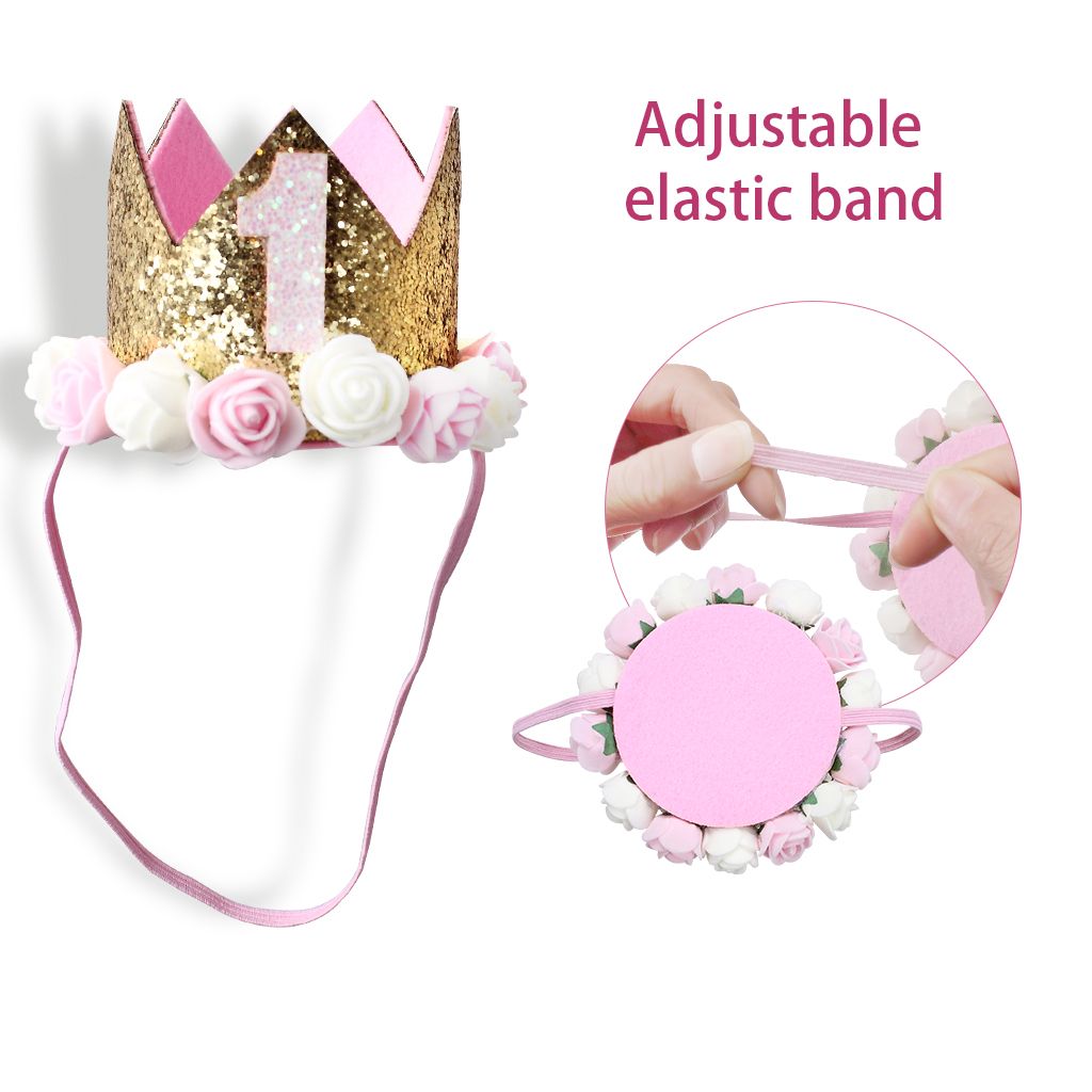rose crown hair accessories