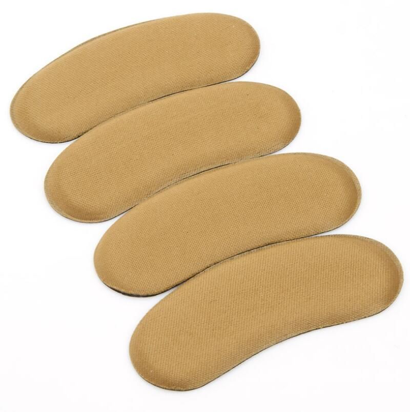 Strong Sticky Fabric Shoe Pads Cushion Soft Sponge Liner Grips Back Heel Inserts Insoles
