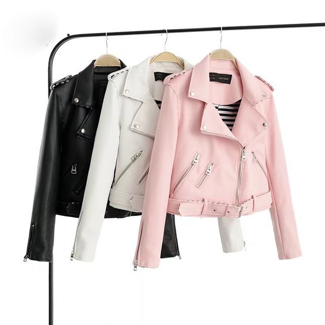 2018 Women Faux Leather Jacket Snakeskin Pu Short Design Coats Black 2018 Women Faux Leather Jacket Snakeskin Pu Short Design Coats Black White Pink Motorcycle Slim Punk Outwear From Blueofthesea 44 23 Dhgate Com
