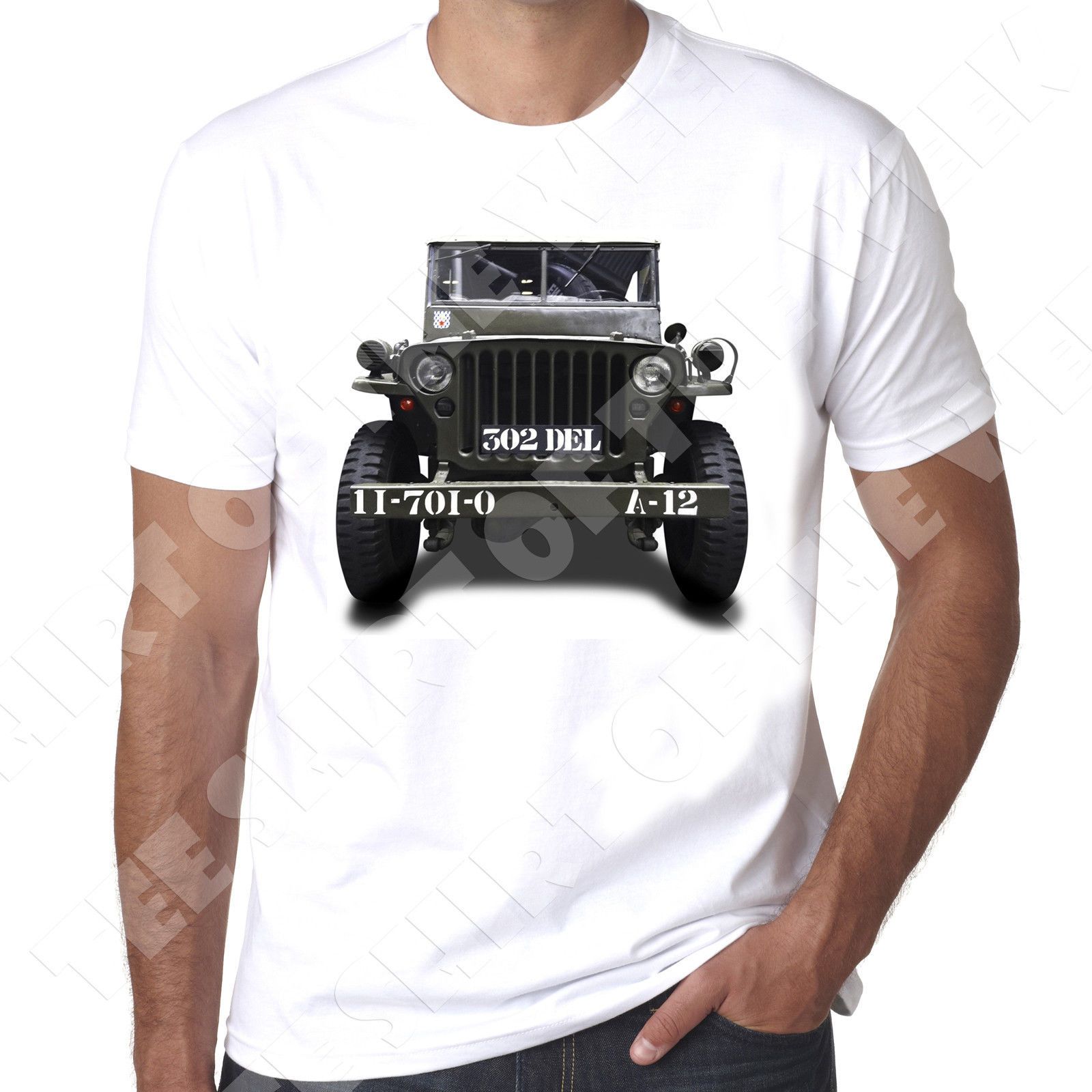 Ww2 T Gp Acquista Cotone In Uomo 100 Willys Divertente 4x4 Shirt BOOqxwd8