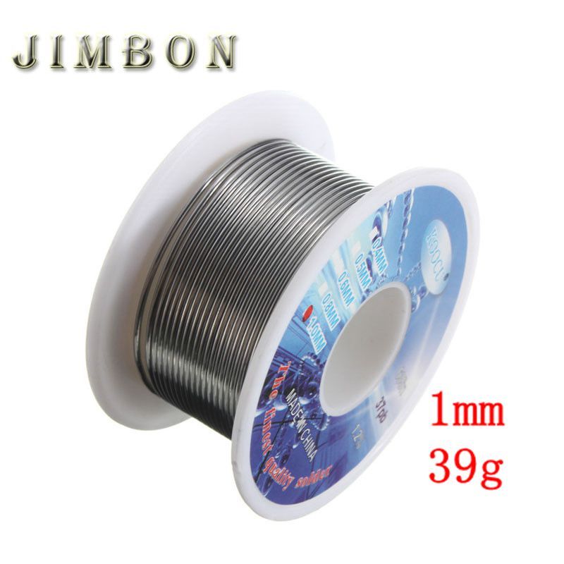 Tin Solder Core Flux Welding Wire Diameter 1mm Rosin Lead Roll Soldering 40g