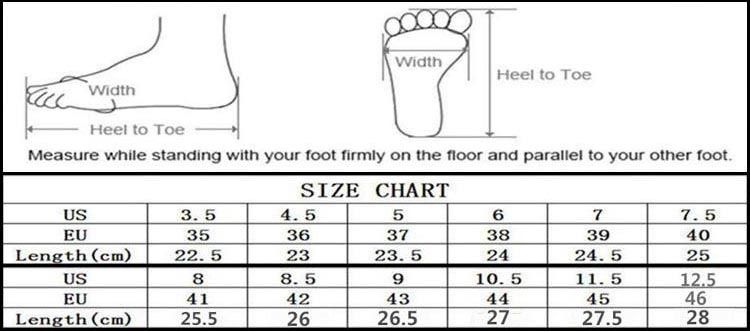 taille chaussure homme