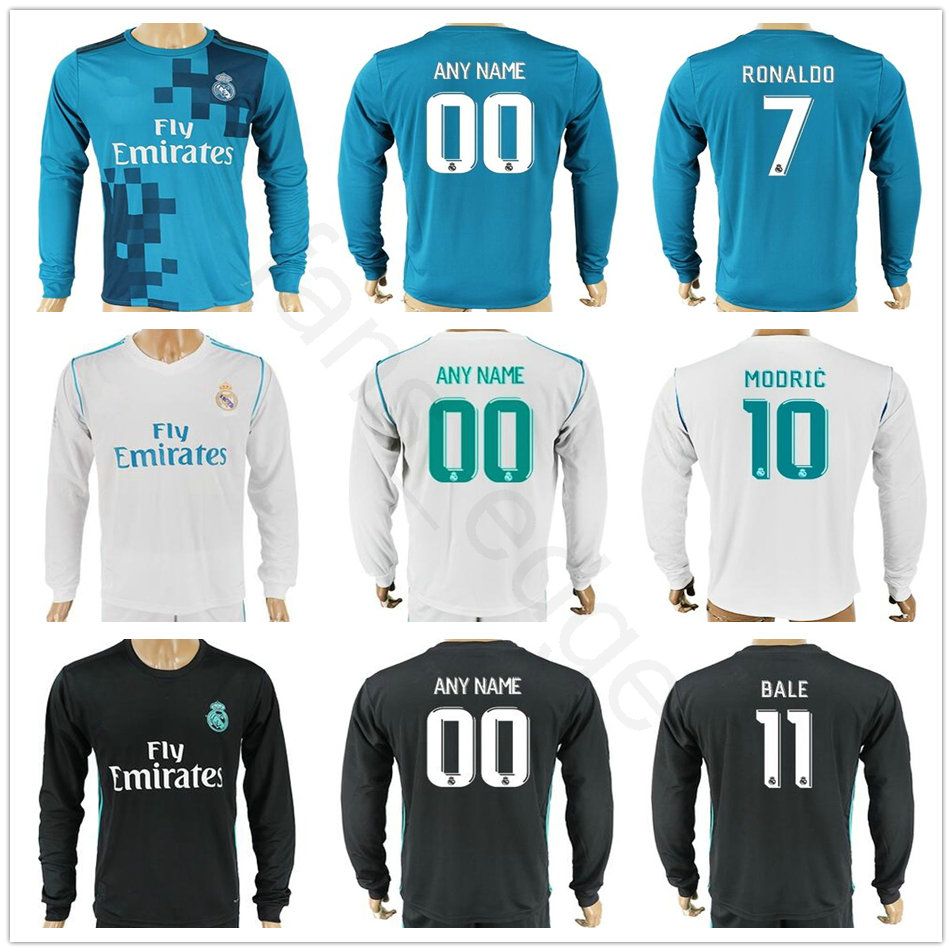 real madrid ronaldo full sleeve jersey